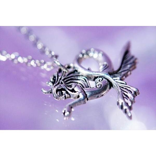  ＊美品＊マーメイドペンダント シルバー 925ネックレス 人魚 マーメイド ペンダントトップ (45cmチェーン) シルバー925