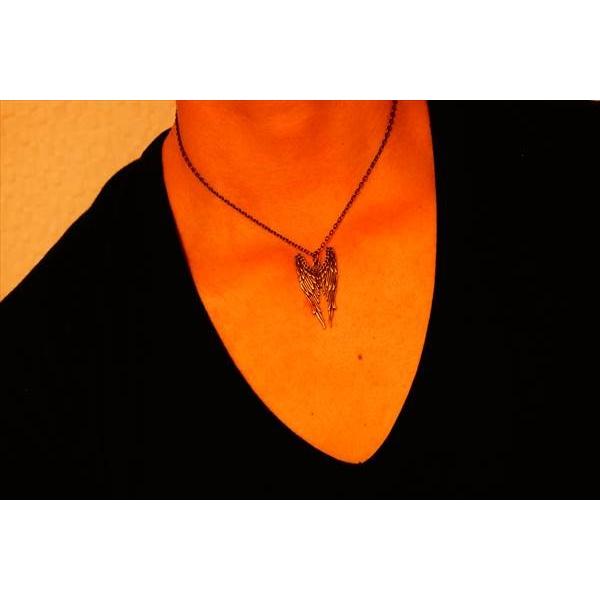 エンジェルウイング(天使の翼)デザイン フェザー(羽)彫り アンティーク 
