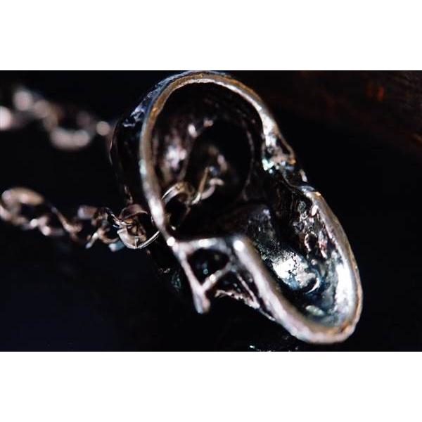 笑うモンキースカル(猿の髑髏) クラックヘッド(ひび割れた頭蓋骨)装飾