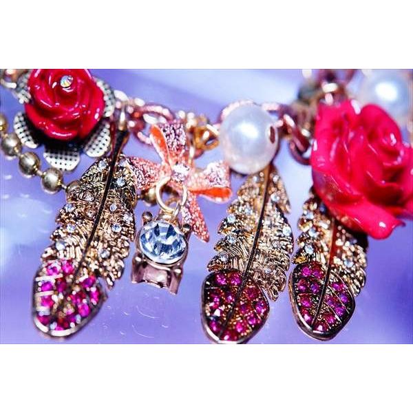 NOJESSパールビーズブレスレット型時計 別売りリボン型チャーム