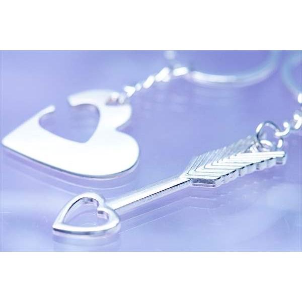 2人で1つのハートインハート ハートを射止めたキューピッドアロー 天使の矢 デザイン Love文字刻印入り ペアキーホルダー 二個一組セット売り B 3351 アクセサリー通販 Farice 通販 Yahoo ショッピング