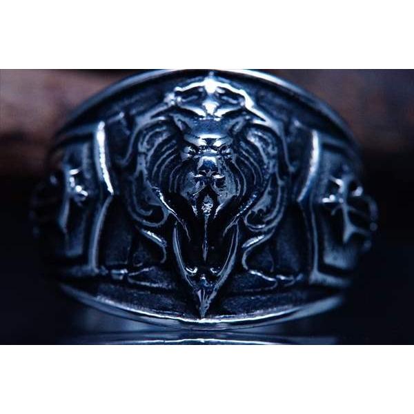 ライオン頭部デザインの金属製プレート 2個セット！