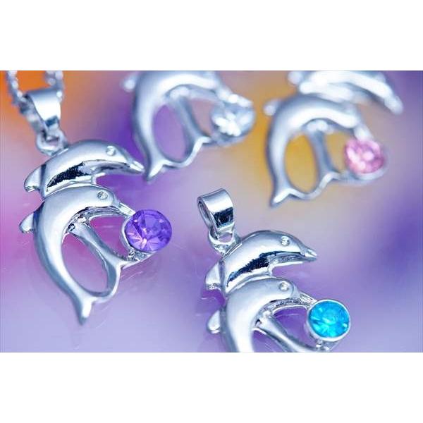 カップル イルカ ドルフィン ペンダント ネックレス レディース