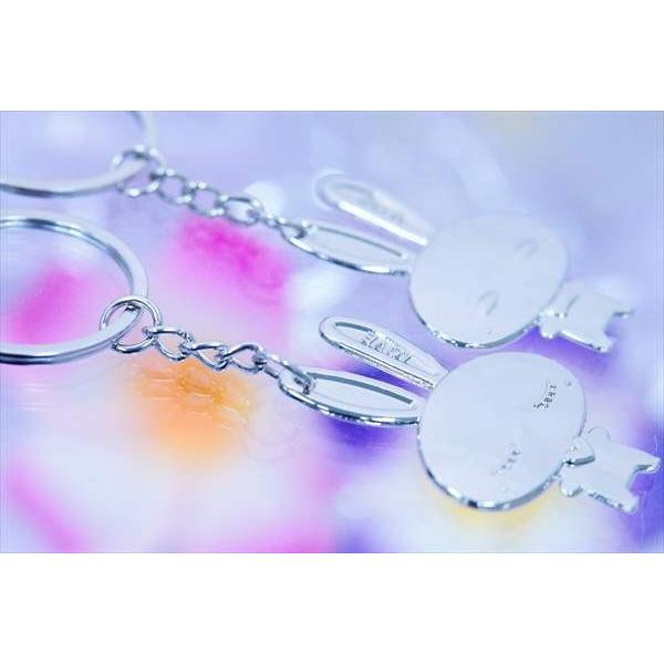 ペア ウサギ ラビット ハート 蝶ネクタイ カップル love キーホルダー