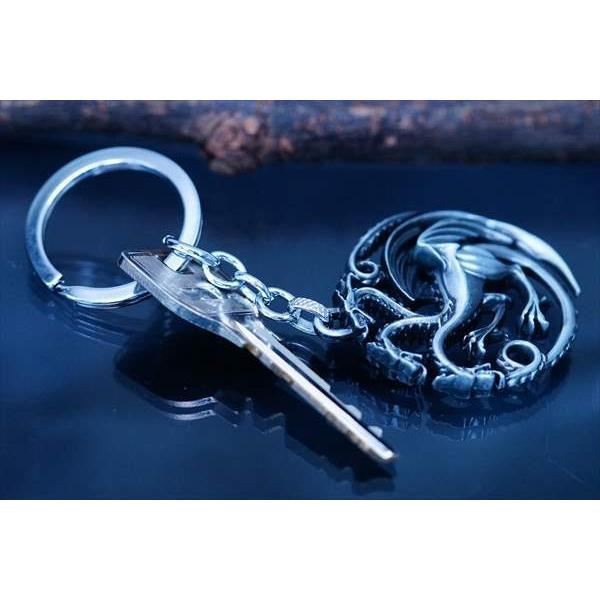 3頭龍 龍 ドラゴン キーホルダー キーリング 「アンティーク 3頭龍 龍 ドラゴン キーホルダー キーリング 「アンティーク
