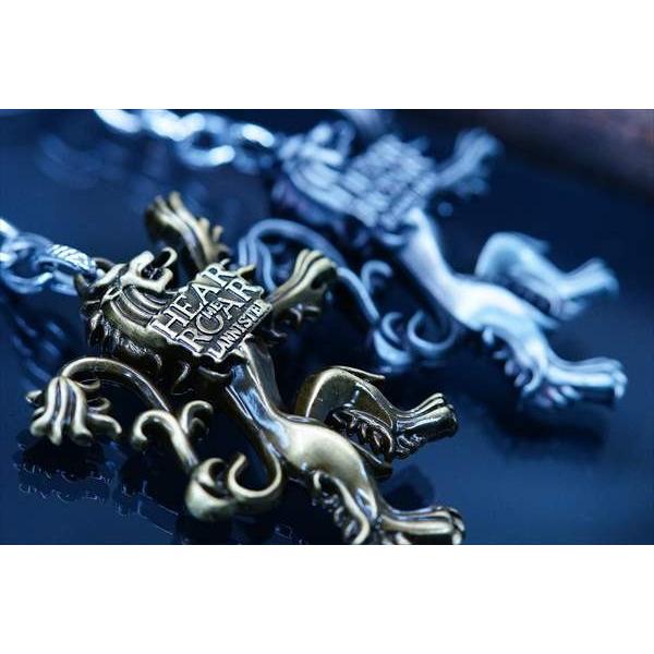 ライオン 獅子 アラベスク エンブレム キーホルダー キーリング