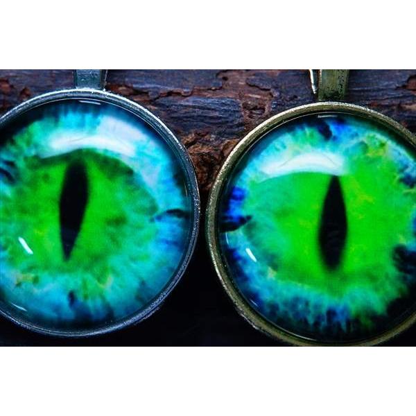 猫目 キャットアイ グリーン ミックスカラー メンズ レディース