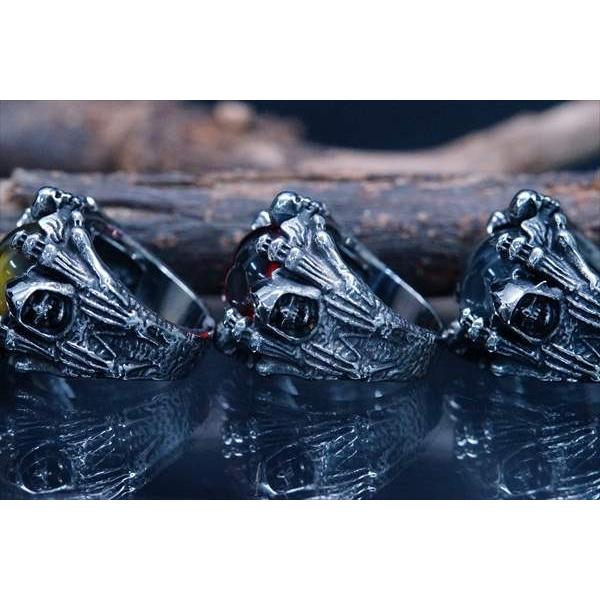 ドラゴン アイ 目 スカル 骸骨 死神 鱗柄 爪 ネイル グラス ガラス