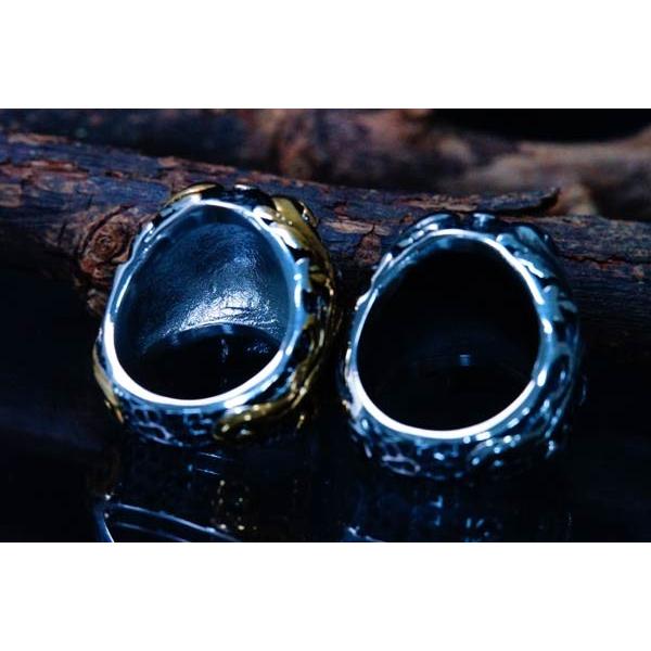 髑髏名誉指輪　フリーサイズ TWO SKULLS TUDOR RING - JUMBO | クレイジーピッグ公式オンライン