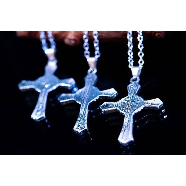 十字架 クロス ケルト ペンダント ネックレス (ブルー/レッド/グリーン