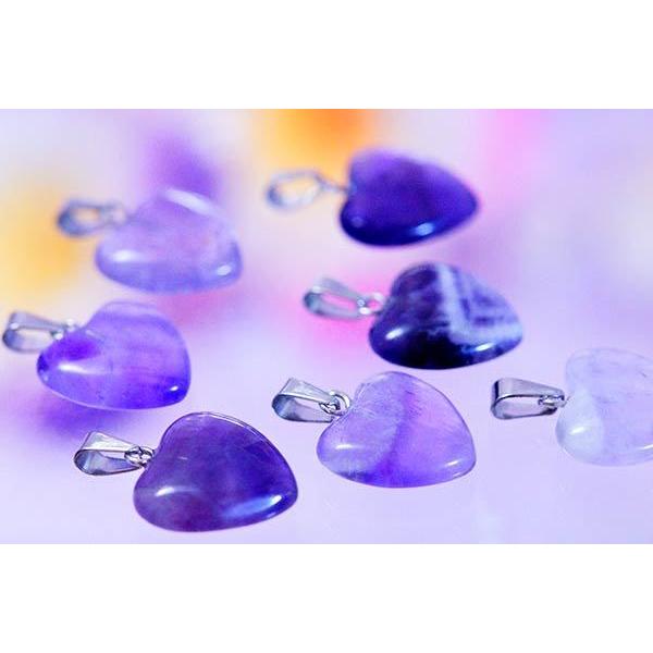 天然石 アメジスト 紫水晶 ハート レディース ペンダント ネックレス :b-4582:アクセサリー通販 farice - 通販 -  Yahoo!ショッピング