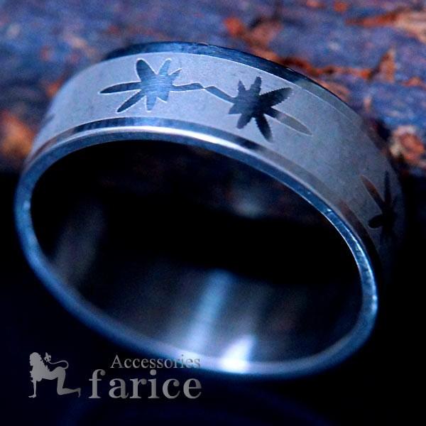 【K18】 マリファナデザイン　シルバーリング　925 K18】 マリファナデザイン シルバーリング 925