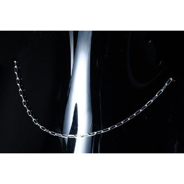あずき(ロング)シルバーチェーン(幅2.5mm) : アクセサリー通販 farice