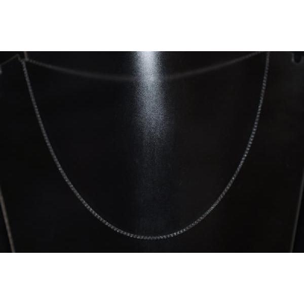 スパイクシルバーチェーン(ブラック燻し) : アクセサリー通販 farice