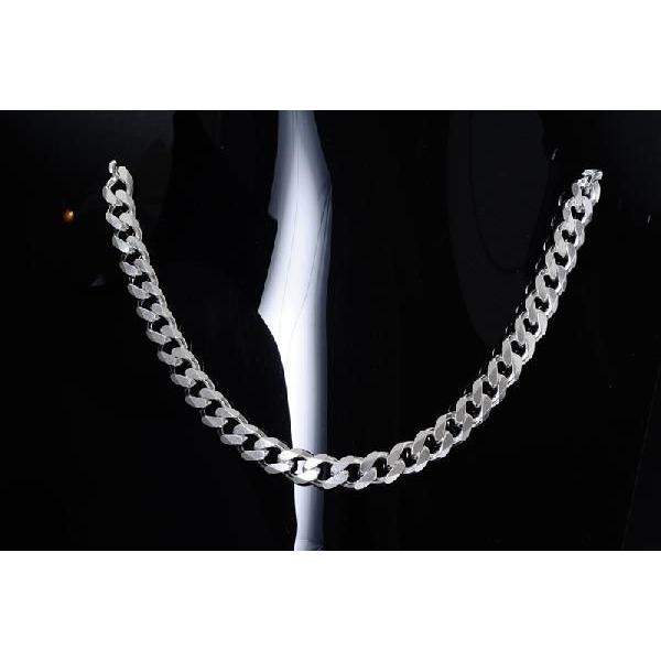 シルバー925 喜平チェーン シルバー喜平ネックレス 6面ダブル 六面 シルバー925 30g-50cm 喜平