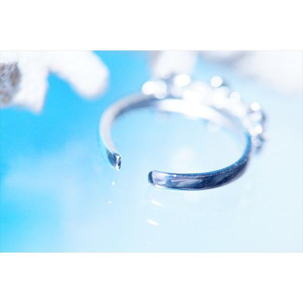 3個のプルメリアリング ハワイアンジュエリー ピンク 3連 3つのプルメリア(花)ピンク