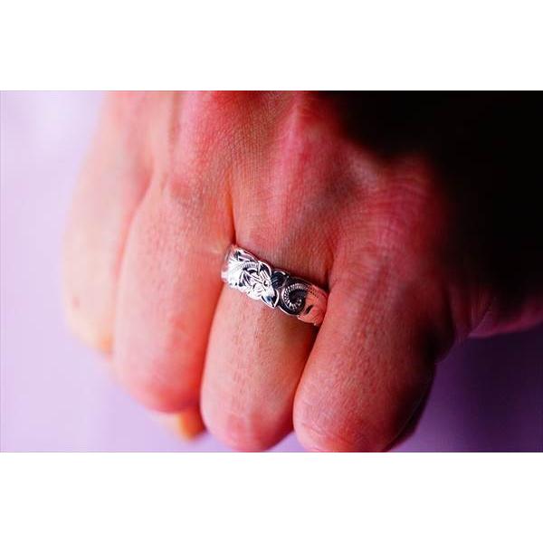 ハワイアンジュエリー プルメリア&スクロール(花&波)彫り カットアウト