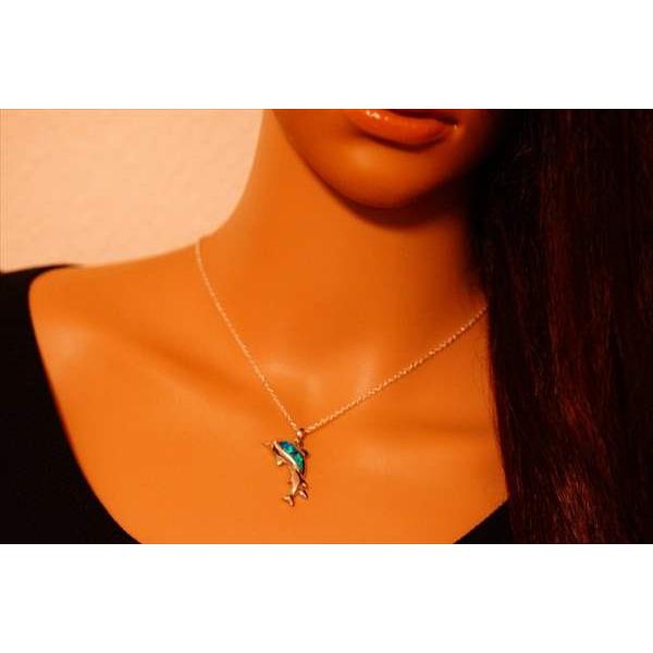 ハワイアンジュエリー ドルフィンモチーフ 親子のイルカデザイン