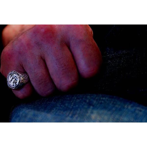 アメリカインディアンジュエリー☆ターコイズ シルバーリングココペリ 彫刻入り アメリカインディアンジュエリー☆ターコイズ シルバーリング