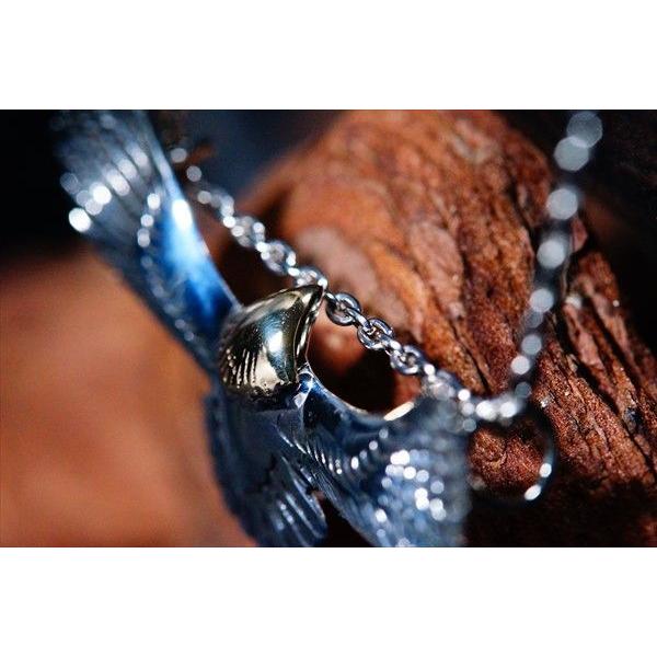 Indian Jewelry イーグル(鷲)モチーフ ヘッドゴールド(14金)仕上げ