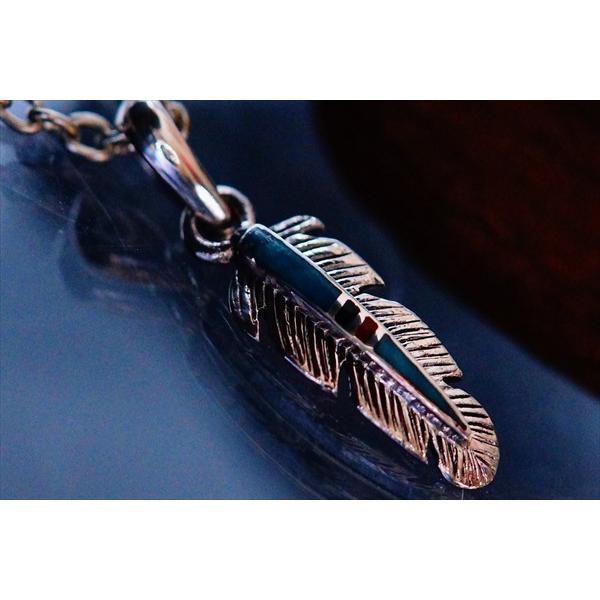 Indian Jewelry ターコイズ&オニキス&レッドコーラル(珊瑚)装飾