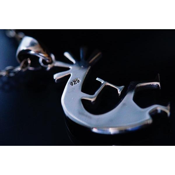 Indian Jewelry ココペリモチーフ 天然石 ターコイズ インレイ