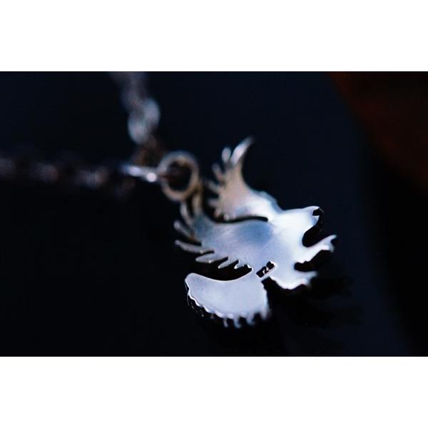 Indian Jewelry イーグル(鷲)モチーフ レッドコーラル(珊瑚) インレイ 