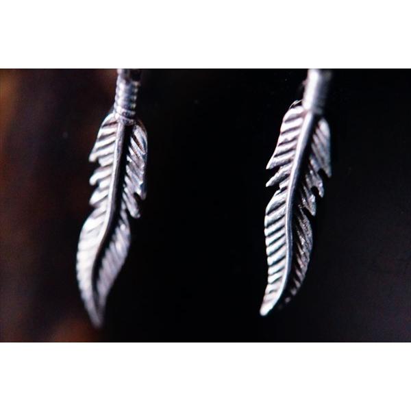 Indian Jewelry 天然石 ターコイズ装飾 ベアパウ(熊の手)&フェザー(羽