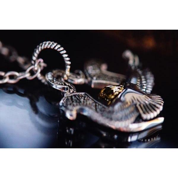 Indian Jewelry ヘッドゴールドイーグル(鷲)&ホースシュー(馬蹄) K14 