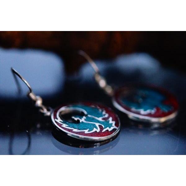 Indian Jewelry イーグル(鷲)モチーフ ターコイズ&レッドコーラル(珊瑚
