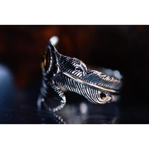 Indian Jewelry フェザー(羽)ラウンドデザイン イーグル(鷲