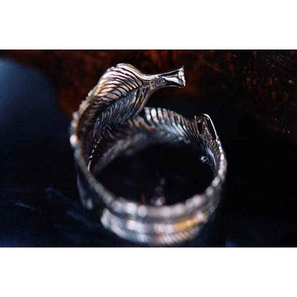 激安‼️シルバー925 羽根はフェザー鷲イーグルフェザーデザインリング 22号 Indian Jewelry フェザー(羽)ラウンドデザイン イーグル(鷲