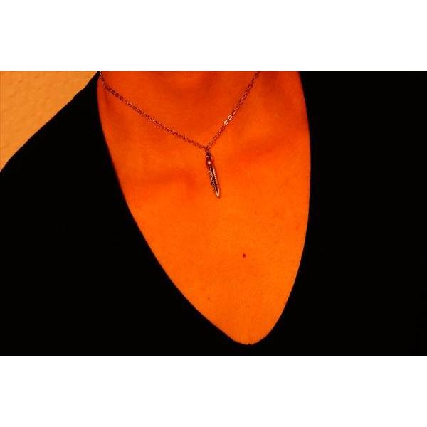 Indian Jewelry イーグルフェザー(鷲の羽) K14ゴールド仕上げ ハート 