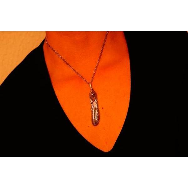 Indian Jewelry イーグルフェザー ココペリ(精霊)&ハートフェザー(鷲の