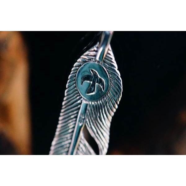 SV925 イーグルフェザーネックレス　インディアン　ジュエリー Indian Jewelry イーグルフェザー(鷲の羽) イーグル・ワン