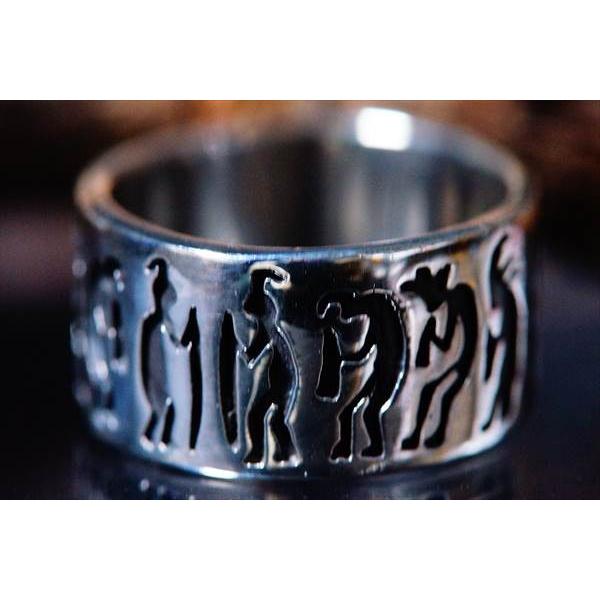 Indian Jewelry ココペリ(精霊)バリエーション・ラウンドデザイン