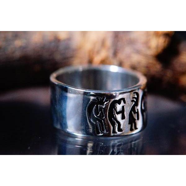 Indian Jewelry ココペリ(精霊)バリエーション・ラウンドデザイン