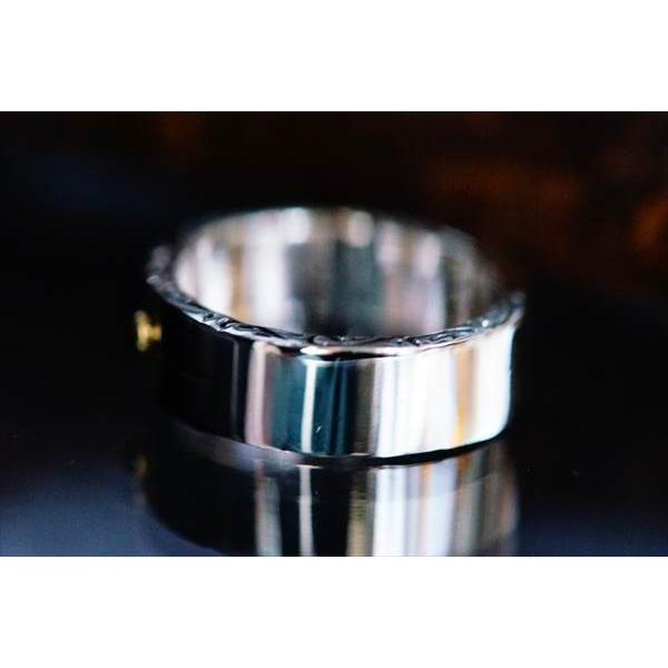 Indian Jewelry イエローゴールド・サン(太陽)ワンポイント装飾 エッジ