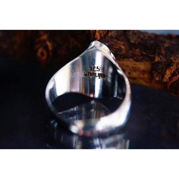 Indian Jewelry 天然石 ターコイズ インレイ装飾 ダイヤ型デザイン