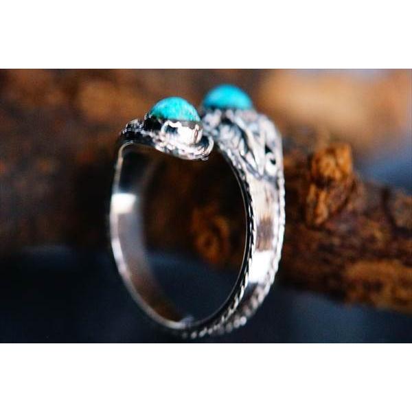 Indian Jewelry 天然石 オーバル・カボションカット ターコイズ