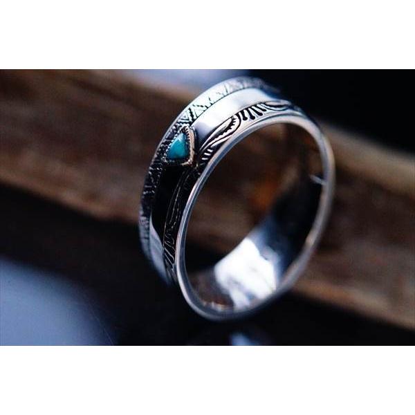 Indian Jewelry 天然石 トライアングルカット・ターコイズ装飾