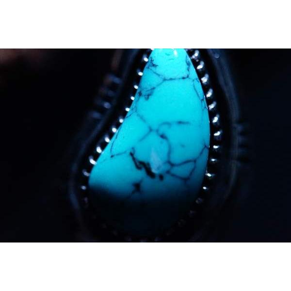 Indian Jewelry 天然石 ターコイズ装飾 ベアパウ(熊の手型)アレンジ