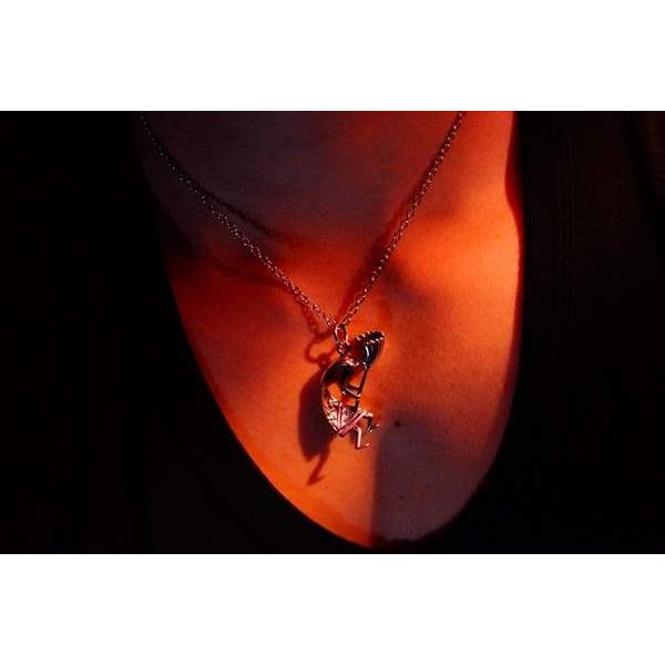 Indian Jewelry ココペリ(精霊)3D立体型 リバーシブルデザイン メンズ