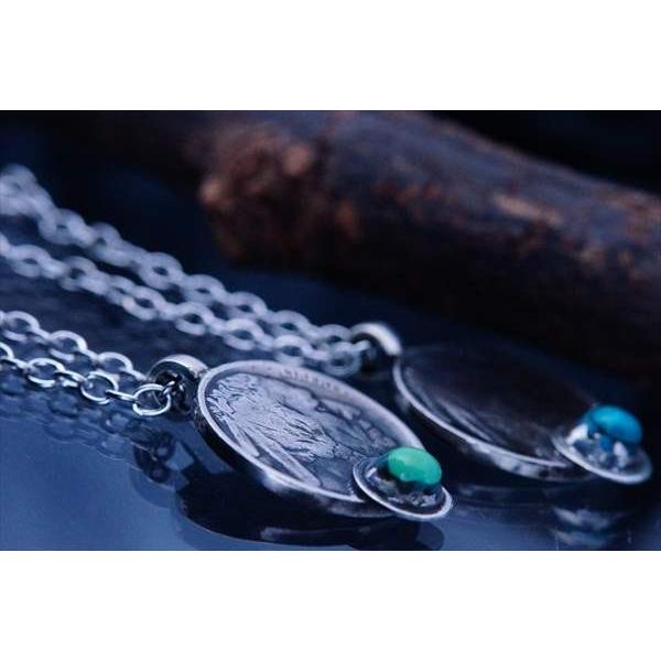 Indian Jewelry チーフ&アメリカバイソン バッファロー5セントコイン