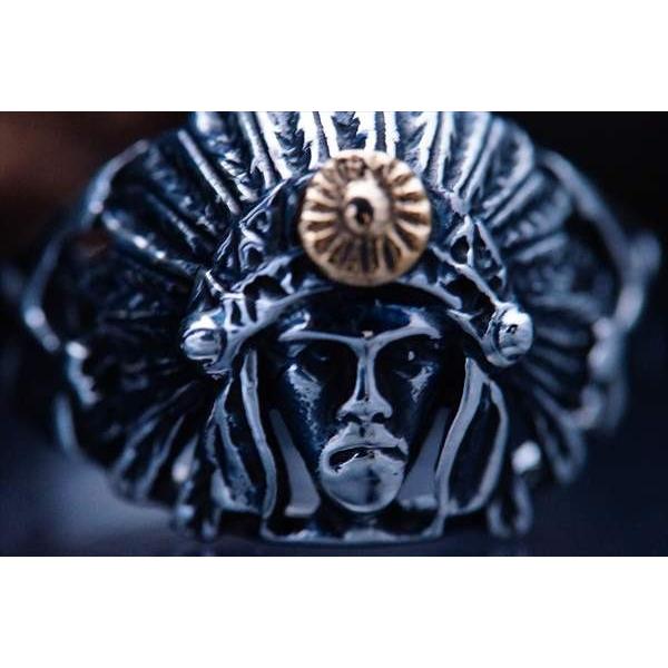 Indian Jewelry ネイティブアメリカン・チーフ(酋長) 3Dリアル立体型