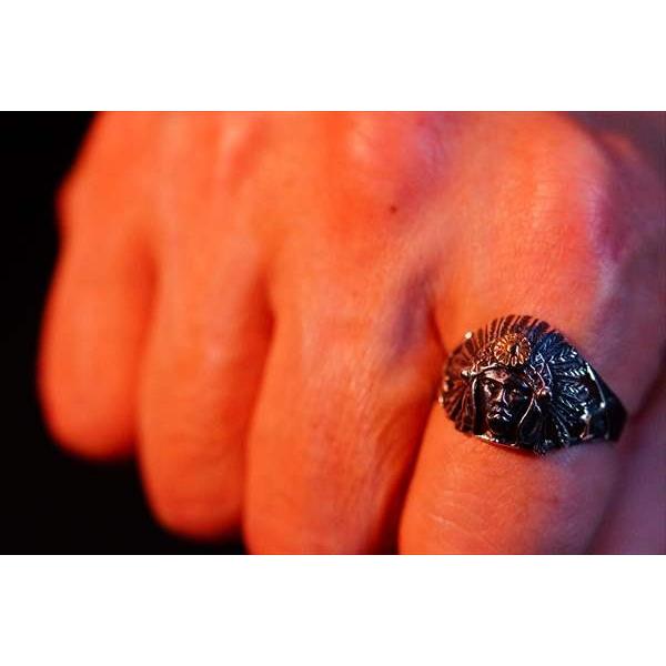 Indian Jewelry ネイティブアメリカン・チーフ(酋長) 3Dリアル立体型