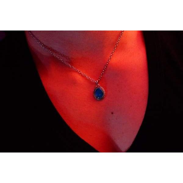 Indian Jewelry 天然石 ターコイズ装飾 縁取り縄目調立体型デザイン