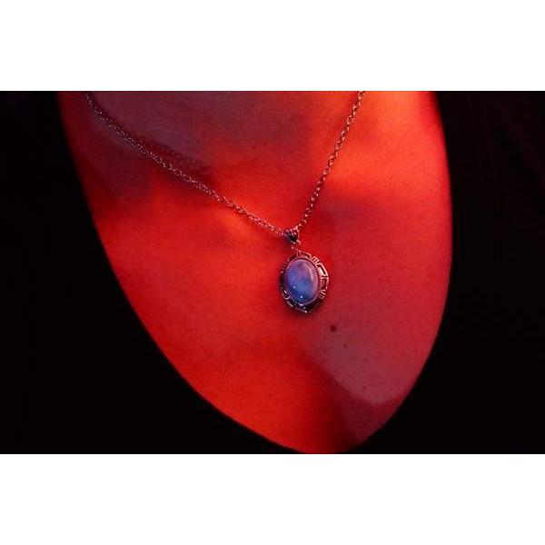 天然石 ラリマー装飾 ネイティブアメリカン飾り彫りデザイン メンズ&レディース インディアンジュエリー シルバー925 ペンダント ネックレス | Indian Jewelry | 05