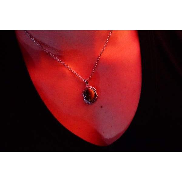 Indian Jewelry 天然石 タイガーアイ(虎眼石) 縁取りネイティブ