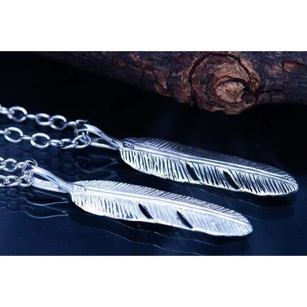 Indian Jewelry イーグルフェザー(鷲の羽) 2ポイント・ブレイク